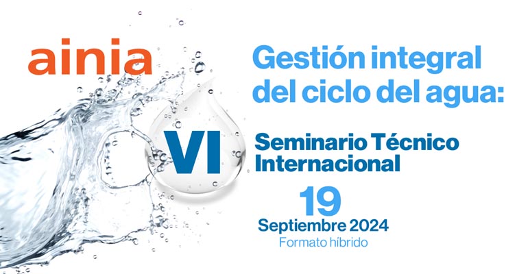 Ainia organiza un nuevo seminario sobre la gestión integral del ciclo del agua