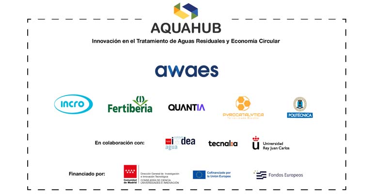 AWAES, la nueva empresa de innovación de Tedagua, lidera el proyecto AquaHub sobre aguas residuales y economía circular