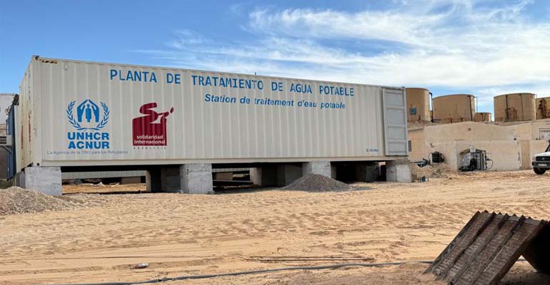 Agua potable en mitad del desierto